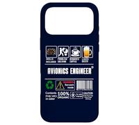 Avionics Engineer Warning Label Skills Coffee Beer Sarcasm Case for iPhone 17 Pro Max