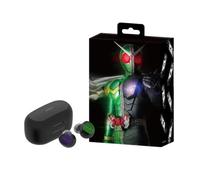 AVIOT TE-V1R-WCJ Kamen Rider W Collaboration Wireless Earbuds, Special Package, Design, Japanese Special Voice, Adaptive Noise Cancelling, Wireless Charging Case, Bluetooth 5.3