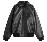 Avirex Men's Icon Leather Jacket Black