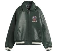 Avirex Men's Icon Leather Jacket Hunter