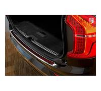 Avisa 2/44026 Carbon Sill Scuff Plate Protection Back, Chrome/Black/Red