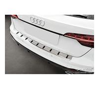 Avisa Stainless Steel Rear bumper protector compatible with Audi A4 Avant B9 (incl. S-Line) 2015-2019 & Facelift 2019- - 'STRONG EDITION'