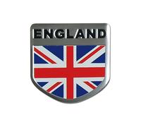 Avisa Aluminum Emblem/Logo - ENGLAND with flag - 5,6x5,6cm