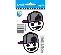 Avisa Auto Tattoo Sticker Boy in baseball cap 2-pieces - 6,4x6,1cm