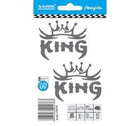 Avisa Auto Tattoo Sticker KING 2 pieces - 6x4,9cm
