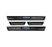 Avisa Black Inox door sill protectors compatible with BMW X6 G06 2019- 'Hybrid' - 4-pieces