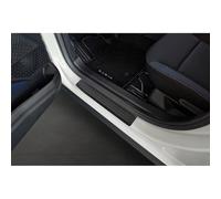 Avisa Black Inox door sill protectors compatible with Dacia Duster III 2024- - 'Lines' - 4-pieces