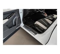 Avisa Black Inox door sill protectors compatible with Honda HR-V 2021- 'Hybrid' - 4-pieces