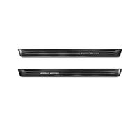Avisa Black Inox door sill protectors compatible with Subaru Forester (SK) 2018-2024 - 'Special Edition' - 4-pieces