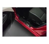 Avisa Black Inox door sill protectors compatible with Suzuki Swift VI 2024- - 'Lines' - 4-pieces