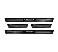 Avisa Black Inox door sill protectors compatible with Volkswagen ID.5 2021- 'E-Power' - 4-pieces