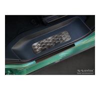 Avisa Black Inox door sill protectors compatible with Volkswagen ID.Buzz 2022-2-pieces