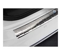 Avisa Black Mirror Stainless Steel Rear bumper protector compatible with Mazda CX-5 II 2017- incl. Facelift 'Ribs'