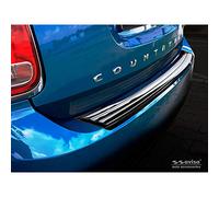 Avisa 2/51036 Black Mirror Stainless Steel Rear Bumper Protector Mini Countryman F60 2016-'Ribs'/Flag/Lines