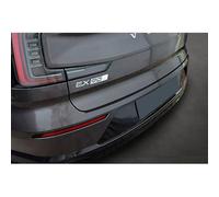 Avisa Black Mirror Stainless Steel Rear bumper protector compatible with Volvo EX90 2022- 'Ribs'