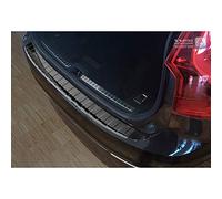 Avisa Black Mirror Stainless Steel Rear bumper protector compatible with Volvo V90 9/2016- 'Ribs'