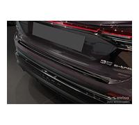 Avisa Black Stainless Steel Rear bumper protector compatible with Audi Q4 E-Tron 2021-