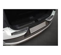 Avisa Black Stainless Steel Rear bumper protector compatible with Ford Explorer EV 2024- 'Ribs'
