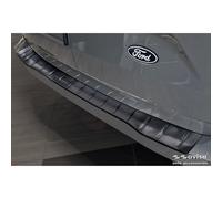 Avisa Black Stainless Steel Rear bumper protector compatible with Ford Transit Custom & Tourneo Custom (V710) 2023- / Volkswagen Transporter T7 2024- 'Ribs'