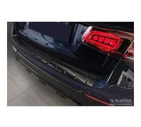 Avisa Black Stainless Steel Rear bumper protector compatible with Mercedes GLC (X253) 2015-2019 & Facelift 2019- 'STRONG EDITION'