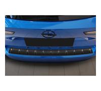 Avisa Black Stainless Steel Rear bumper protector compatible with Opel Astra L Sportstourer 2022- 'Ribs'