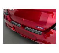 Avisa Black Stainless Steel Rear bumper protector compatible with Suzuki Swift VI 2024- 'Ribs'