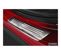 Avisa Inox door sill protectors compatible with Hyundai Tucson (NX4E) 2020-2024 & Facelift 2024- 'Lines' - 2-pieces (rear doors)