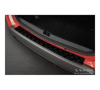Avisa Matt Black Aluminum Rear bumper protector compatible with Dacia Duster II 2018-2021 & FL 2021-2024 'Riffled Plate'
