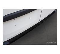 Avisa Matt Black Aluminum Rear bumper protector compatible with Mercedes Sprinter III 2018- 'Riffled plate'