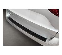 Avisa Matt Black Aluminum Rear bumper protector compatible with Volkswagen Multivan T7 2021- 'Riffled plate'
