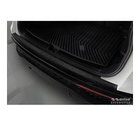 Avisa Matt Black Stainless Steel Rear bumper protector compatible with Audi Q5 (GUB) 2025- 'Ribs'