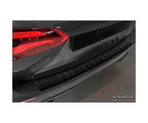 Avisa Matt Black Stainless Steel Rear bumper protector compatible with Mercedes B-Class III W247 / AMG 2018-