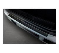 Avisa Matt Black Stainless Steel Rear bumper protector compatible with Peugeot 5008 III 2024- 'Ribs'