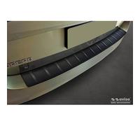 Avisa Matt Black Stainless Steel Rear bumper protector compatible with Skoda Superb IV Combi 2023- 'Ribs'