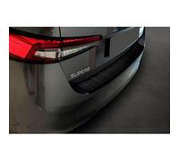 Avisa Matt Black Stainless Steel Rear bumper protector compatible with Skoda Superb IV Liftback 2024- 'Ribs'