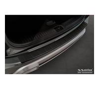 Avisa Matt Black Stainless Steel Rear bumper protector compatible with SsangYong Torres (J100) 2022- 'Ribs'