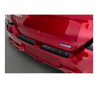 Avisa Matt Black Stainless Steel Rear bumper protector compatible with Suzuki Swift VI 2024- 'Ribs'