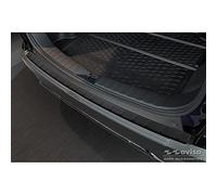 Avisa Matt Black Stainless Steel Rear bumper protector compatible with Toyota Corolla Cross 2022- 'Ribs'