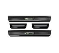 Avisa Mirror Black Inox door sill protectors compatible with Tesla Model S 2012-2016 & Facelift 2016- 'E-Power' - 4-pieces