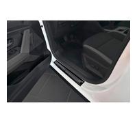 Avisa Mirror Black Inox door sill protectors custom-fit