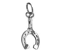 Avisa Stainless steel key chain - 'Big Horseshoe' (silver)