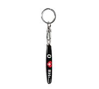 Avisa Stainless steel key chain - 'Blood Type' 0 RH+