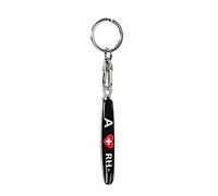 Avisa Stainless steel key chain - 'Blood Type' A RH-