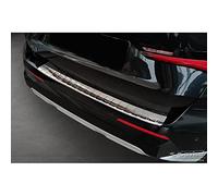 Avisa Stainless Steel Rear Bumper protector compatible with BMW X1 U11 / X1 U11 xLine 2022- 'Ribs', Silver