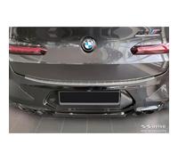 Avisa Stainless Steel Rear bumper protector compatible with BMW X4 G02/F98 M Competition Facelift 2021- 'Ribs'