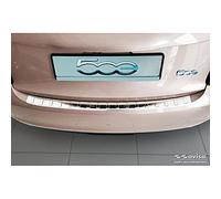 Avisa Stainless Steel Rear bumper protector compatible with Fiat 500e Berlina 3-doors 2020- 'Ribs'