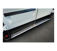 Avisa Stainless Steel Rear bumper protector compatible with Fiat Ducato III Facelift 2023- / Opel Movano III Facelift 2023- / Toyota Proace Max 2024- 'Ribs' (2 parts)