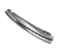 Avisa Stainless Steel Rear bumper protector compatible with Ford Ecosport II Facelift 2017- incl. ST-Line 'Ribs'