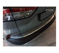 Avisa Stainless Steel Rear bumper protector compatible with Ford Kuga III Titanium/Trend/Cool+Connect/Hybrid 2019-2024 & FL 2024- excl. ST-Line 'Ribs'