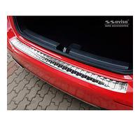 Avisa Stainless Steel Rear bumper protector compatible with Mercedes A-Class W177 HB 2018- incl. AMG & EQ 'Ribs'